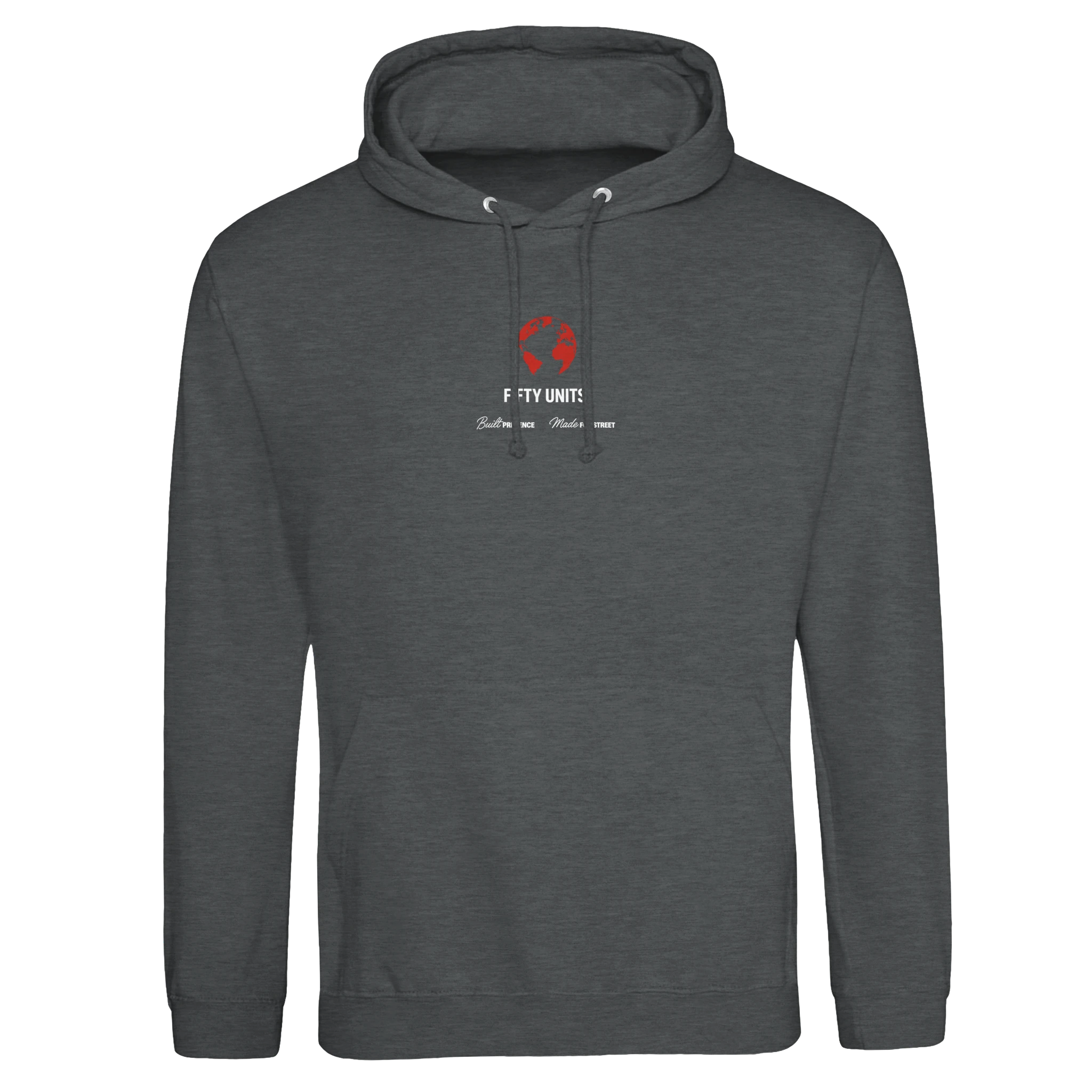 sudadera con capucha worldwide fifty units - grey