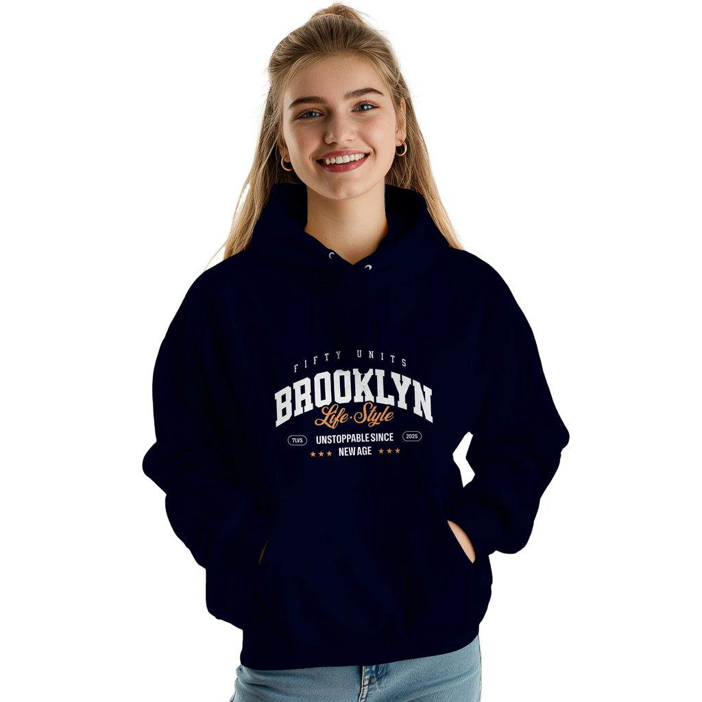 hoodie unisex brooklyn streetwear - Chica