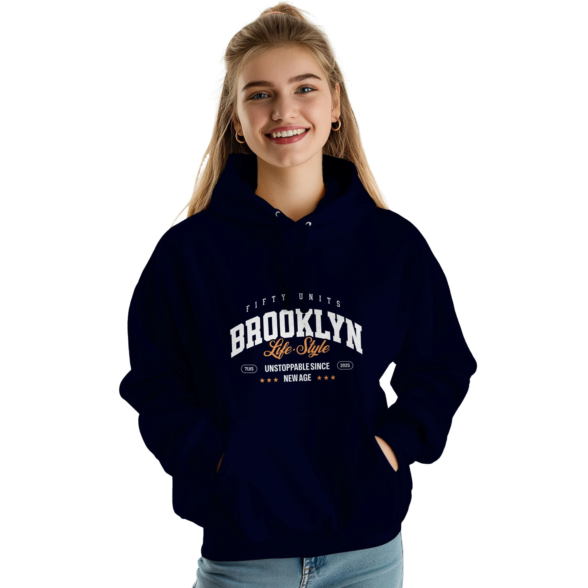 hoodie unisex brooklyn streetwear - Chica