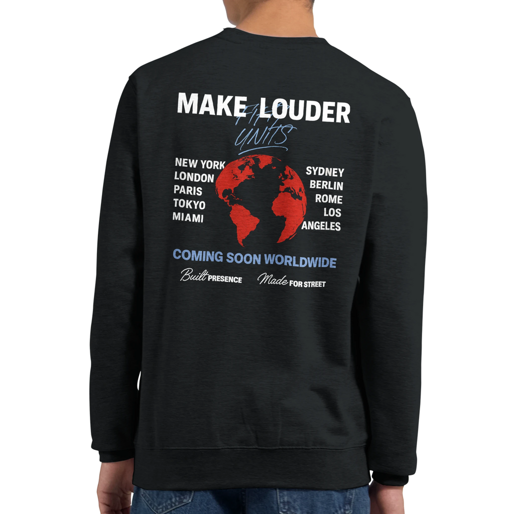 sudadera unisex premium worldwide