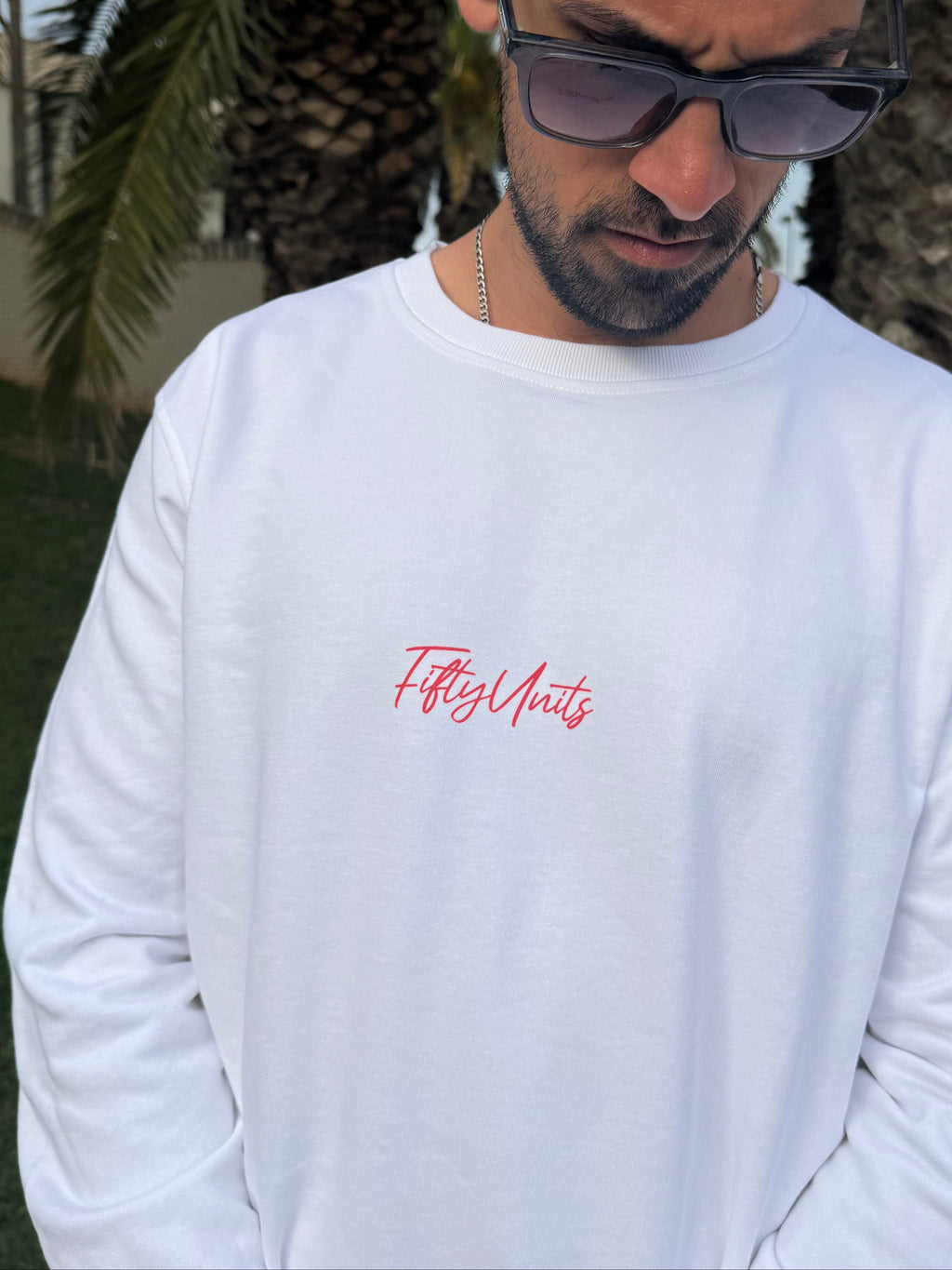Sudadera Crewneck Signature Eco Unisex | FIFTY UNITS