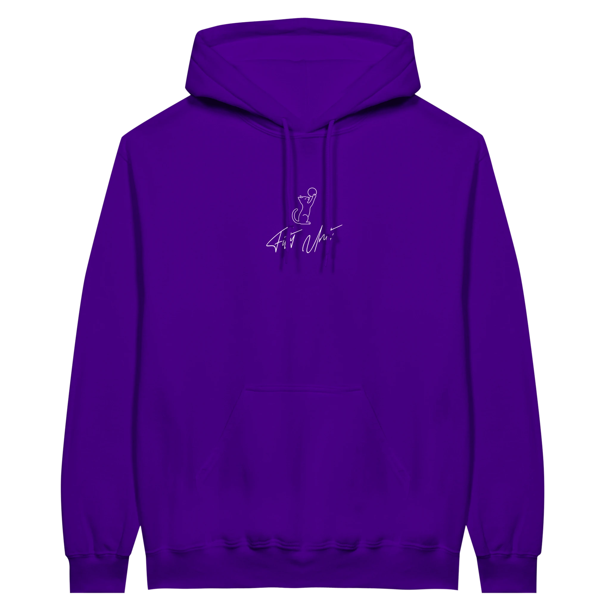 sudadera con capucha básica FIFTY UNITS - PÚRPURA
