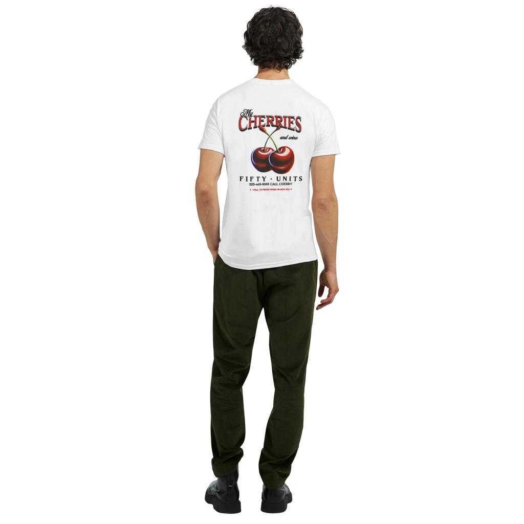 outfit camiseta cherries fifty units - chico