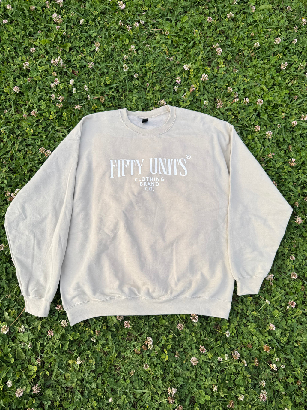 Sudadera Crewneck Clothing Brand Unisex | FIFTY UNITS