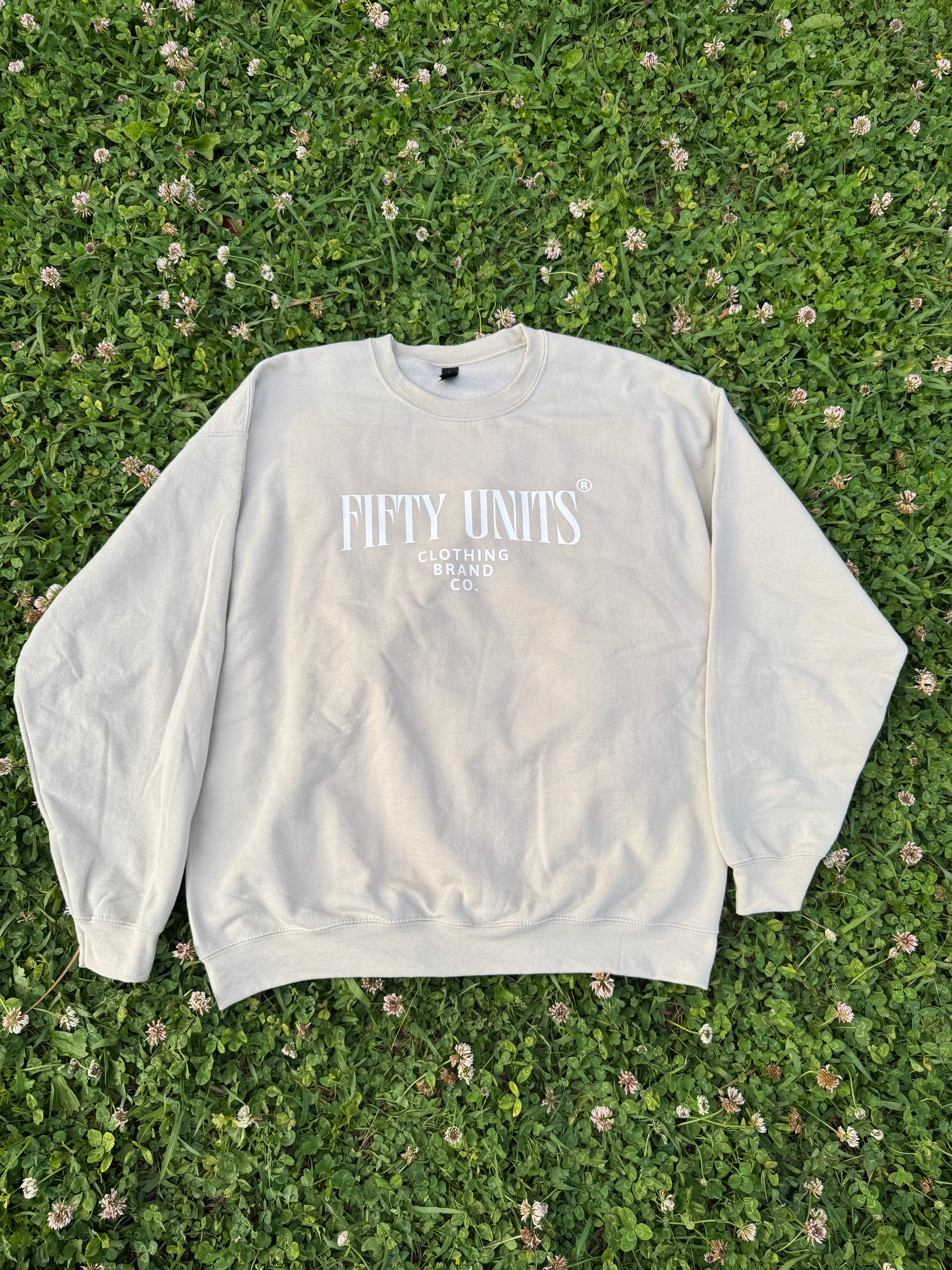 Sudadera Crewneck Clothing Brand Unisex | FIFTY UNITS