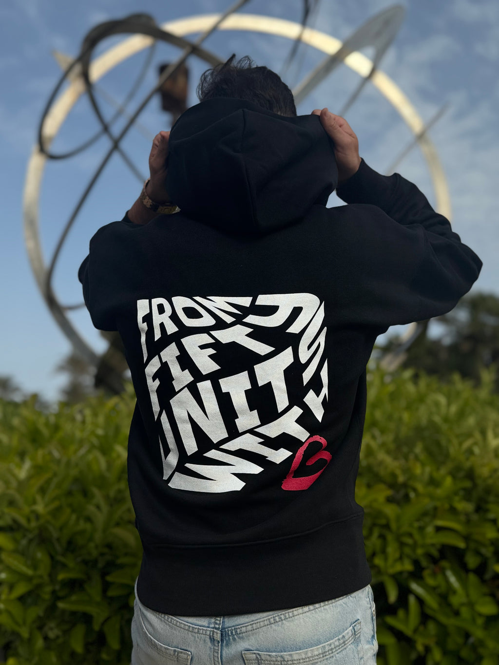 Sudadera Oversize From Fifty Units With Love Unisex | FIFTY UNITS