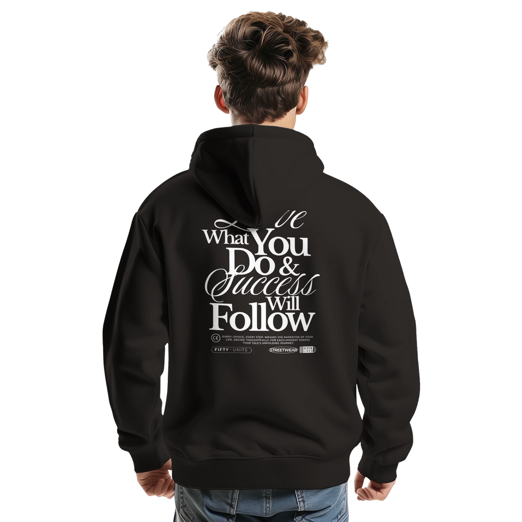 detalle logo fu hoodie fifty units