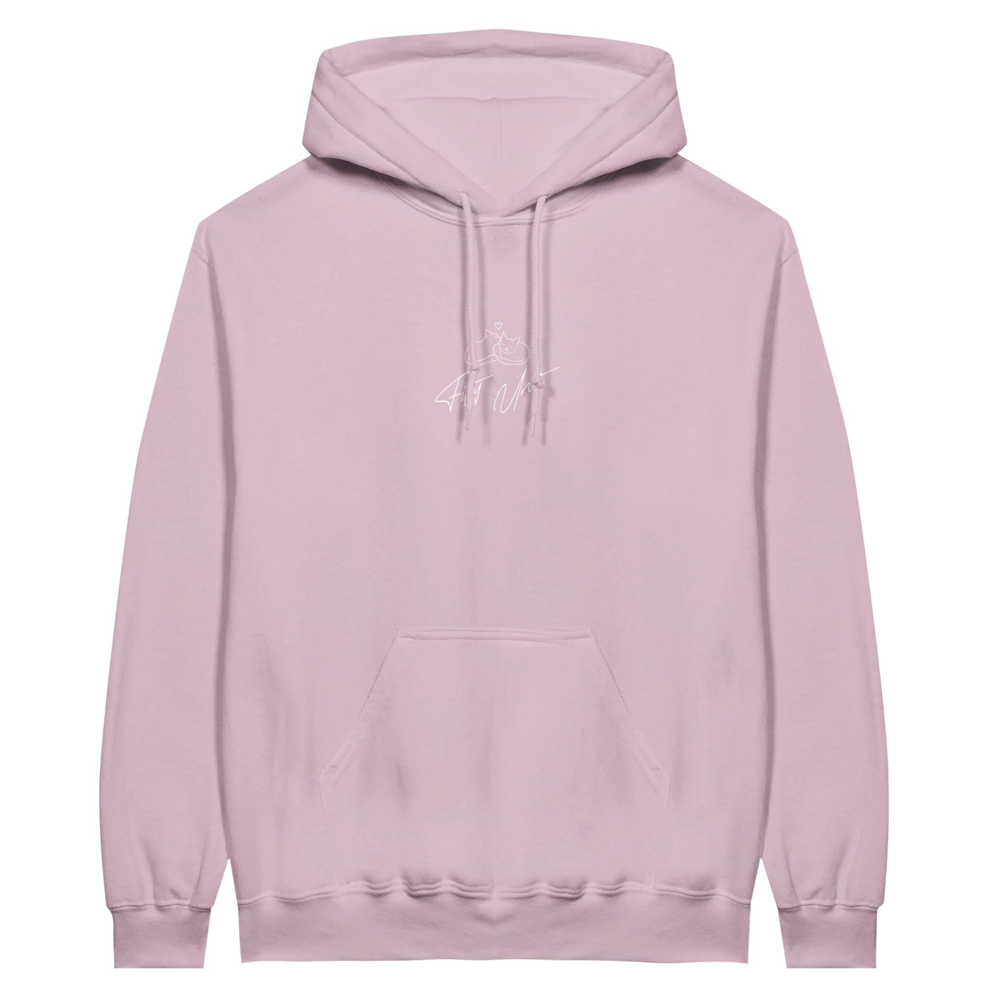 sudadera con capucha básica FIFTY UNITS - Rosa claro