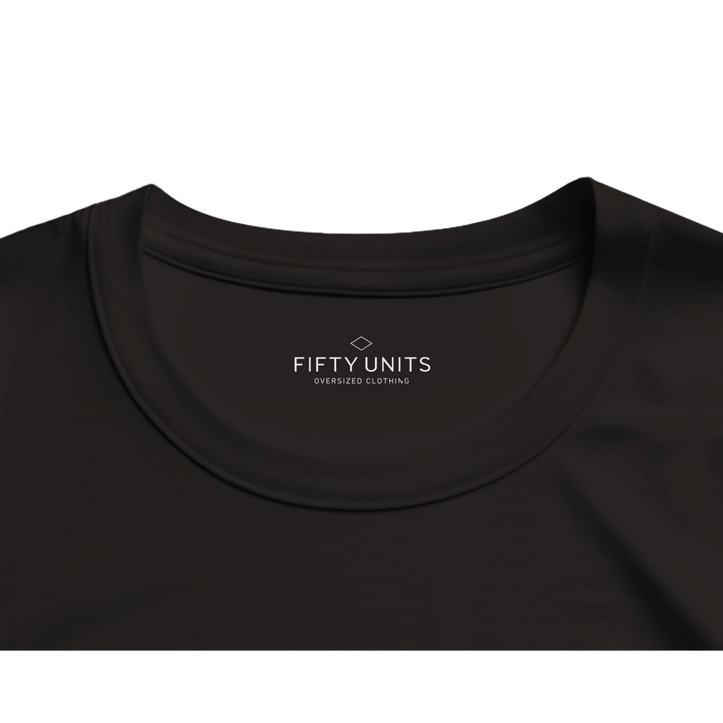 detalle mangas caídas camiseta essential