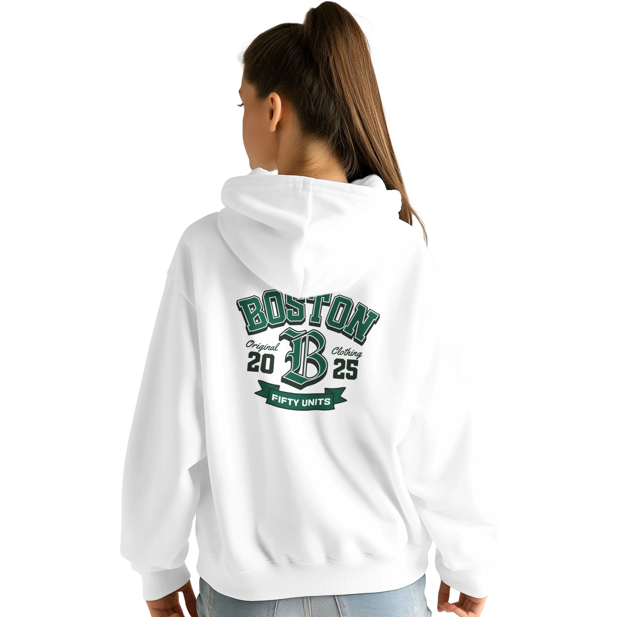 sudadera unisex streetwear fifty units - chica