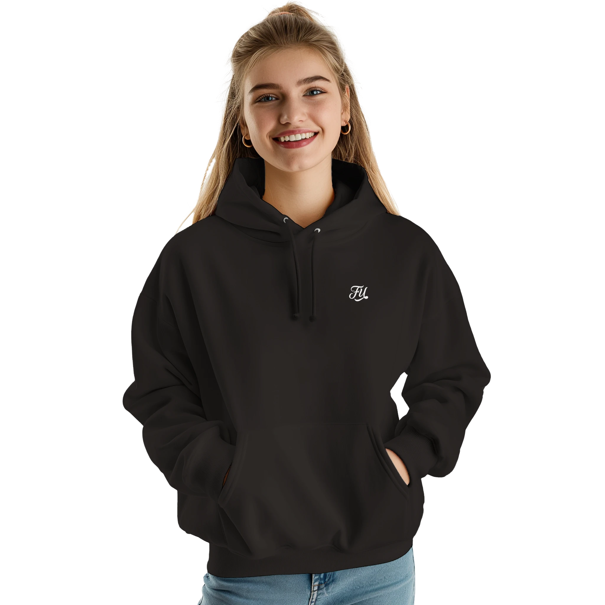 sudadera never come fifty units - chica