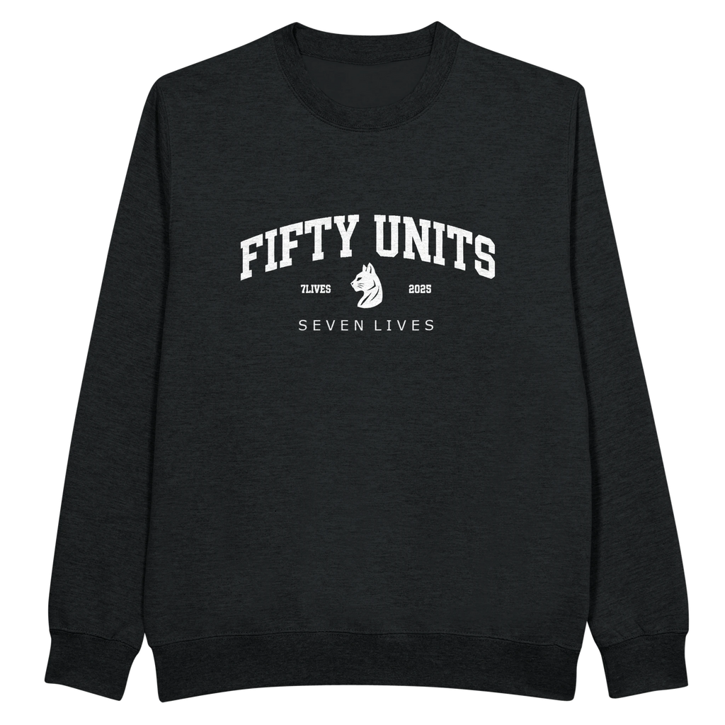 sudadera fu x 7lvs fifty units frontal - black