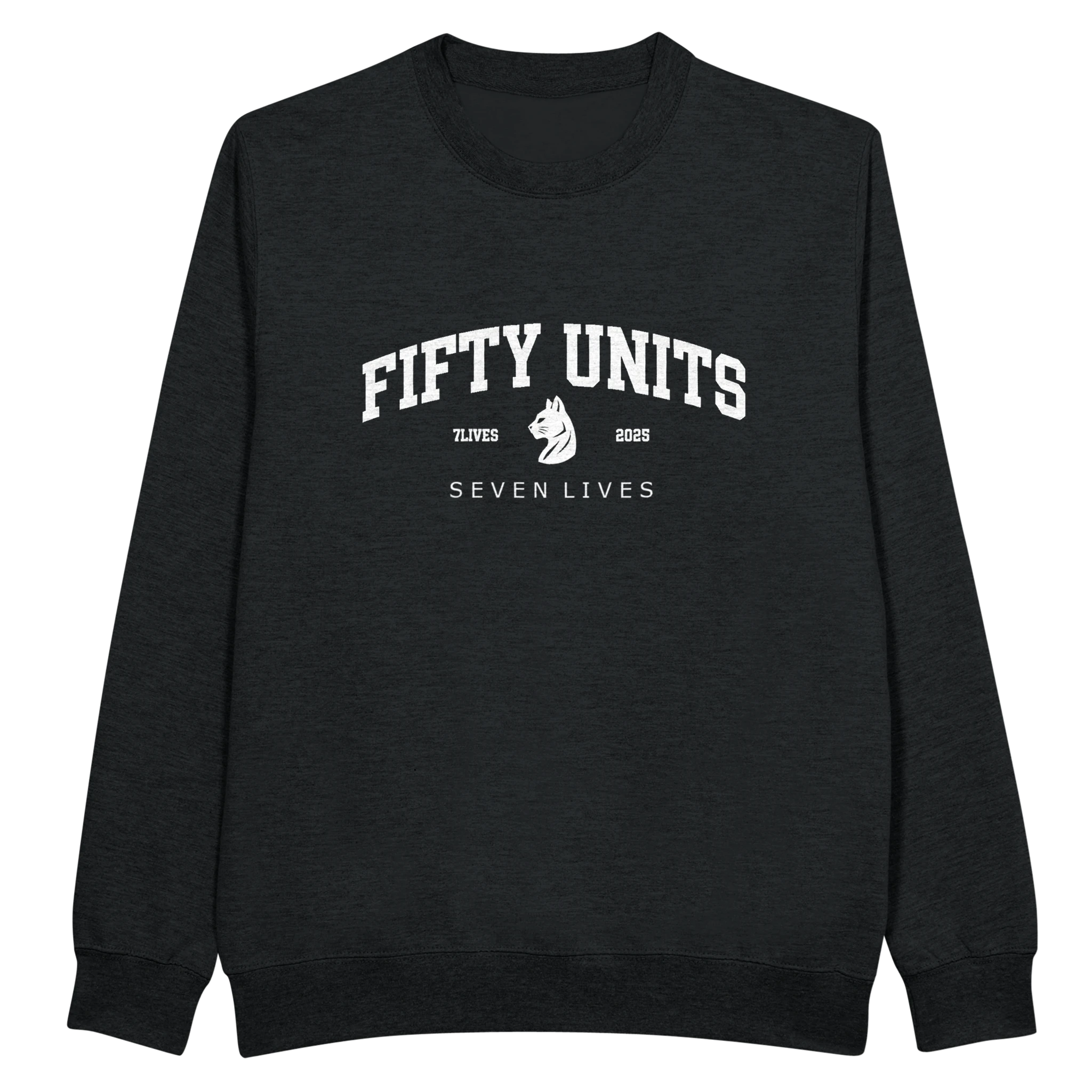 sudadera fu x 7lvs fifty units frontal - black