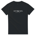 camiseta unisex fifty units x seven lives - Black