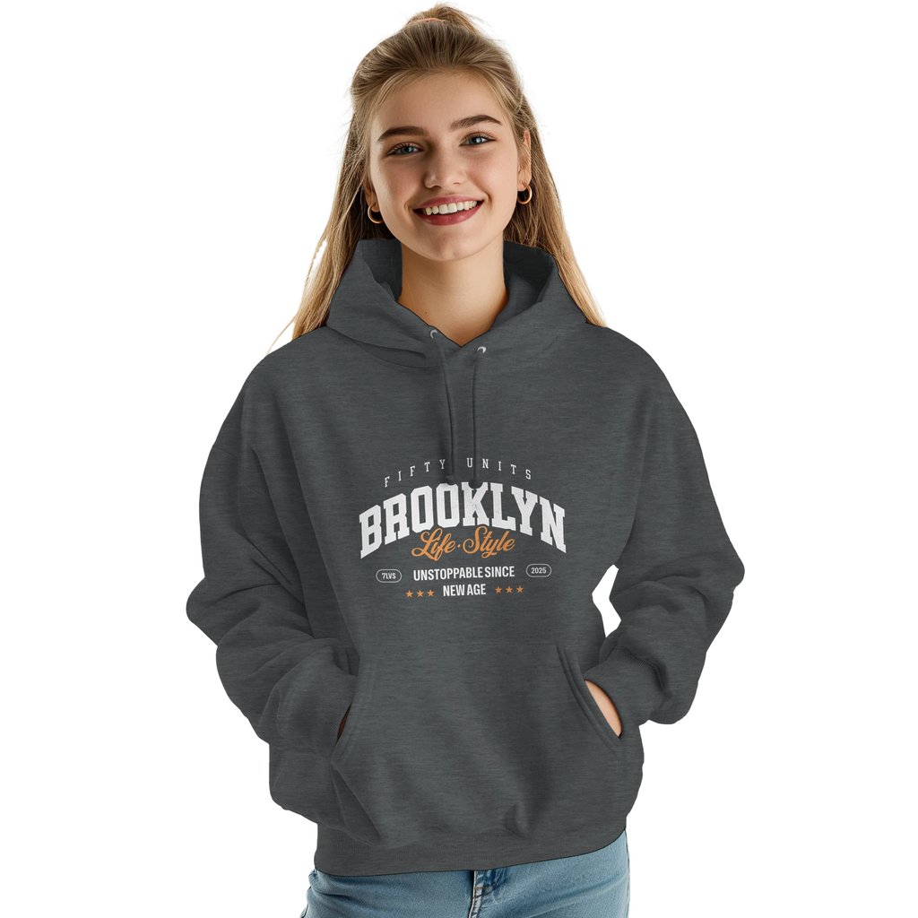 sudadera urbana fifty units brooklyn - chica