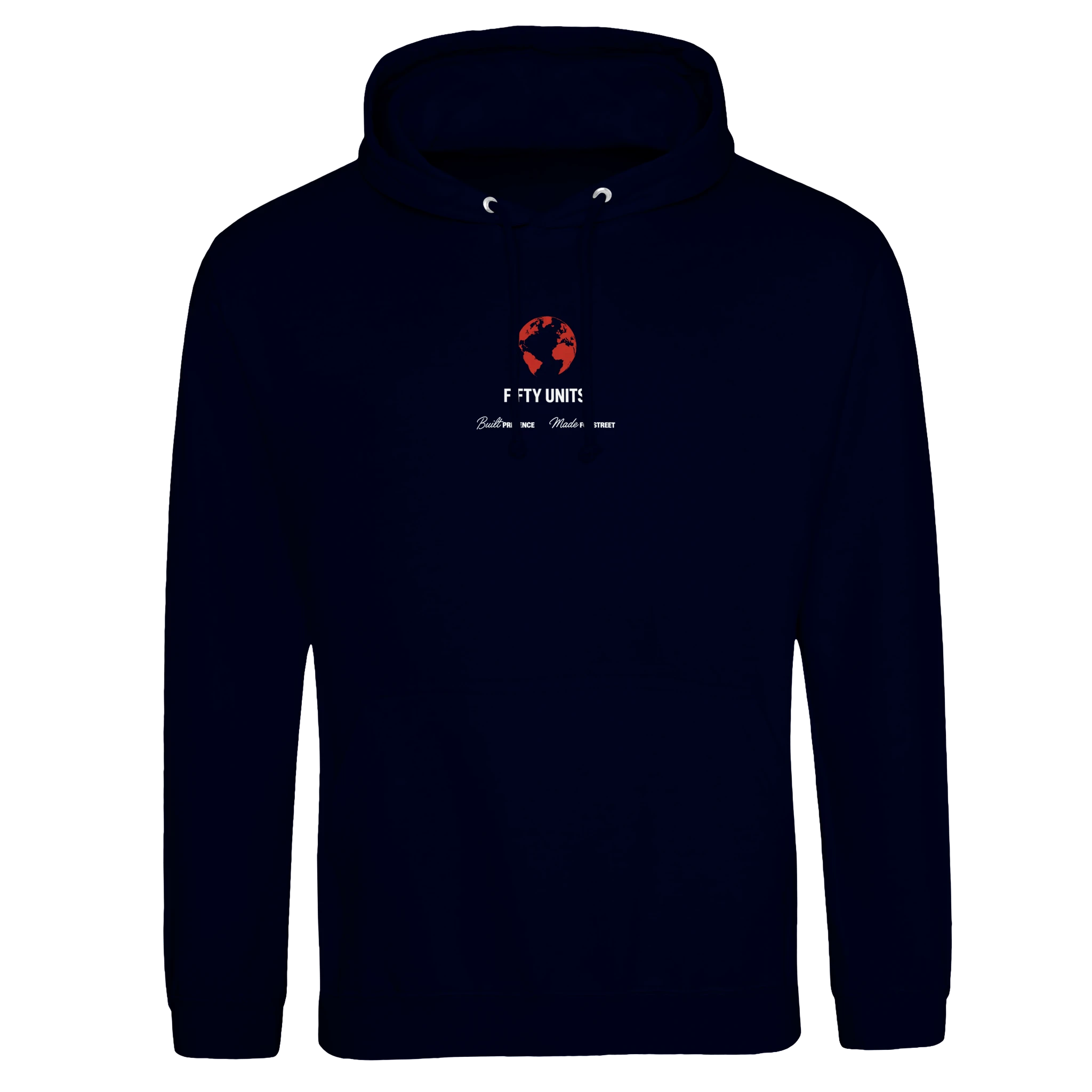 sudadera con capucha worldwide fifty units - navy