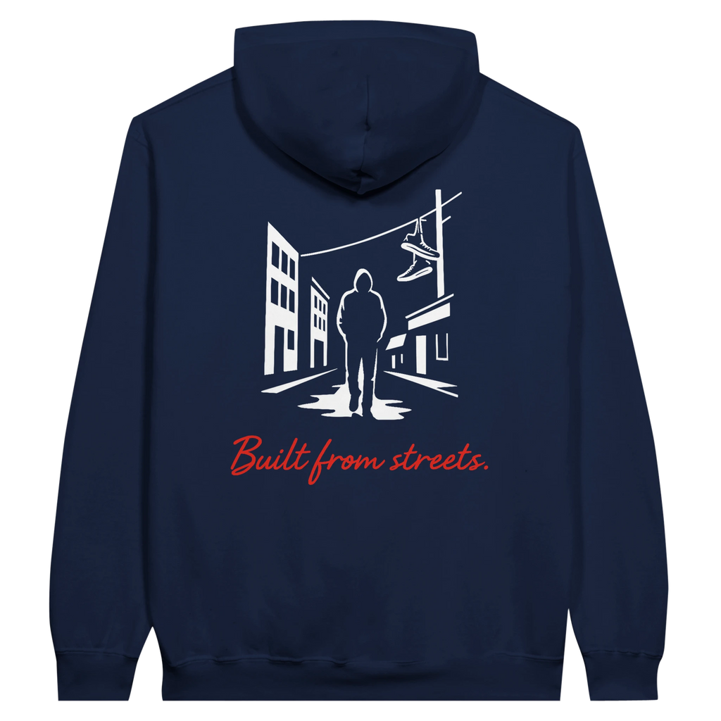 sudadera con capucha built presence fifty units - Navy
