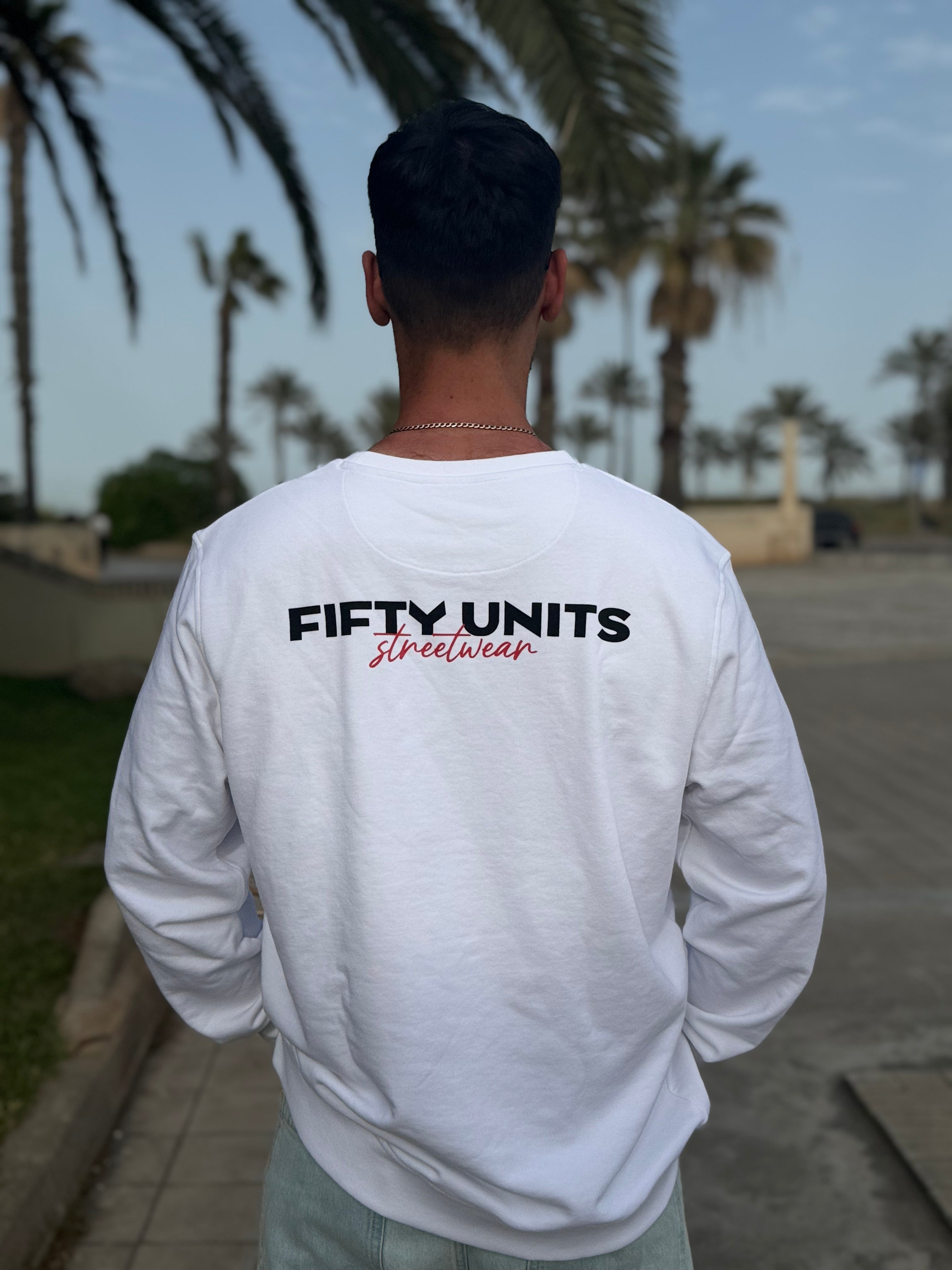 Sudadera Crewneck Signature Eco Unisex | FIFTY UNITS