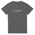 camiseta unisex fifty units x seven lives grafito