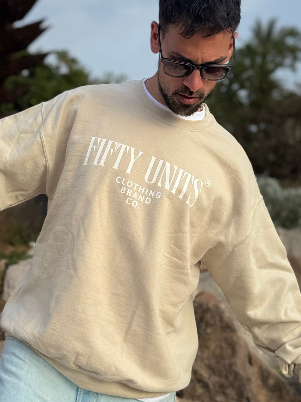 Sudadera Crewneck Clothing Brand Unisex | FIFTY UNITS