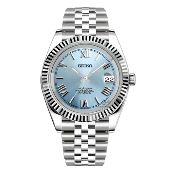 S.M. Datejust | Roman Ice Blue