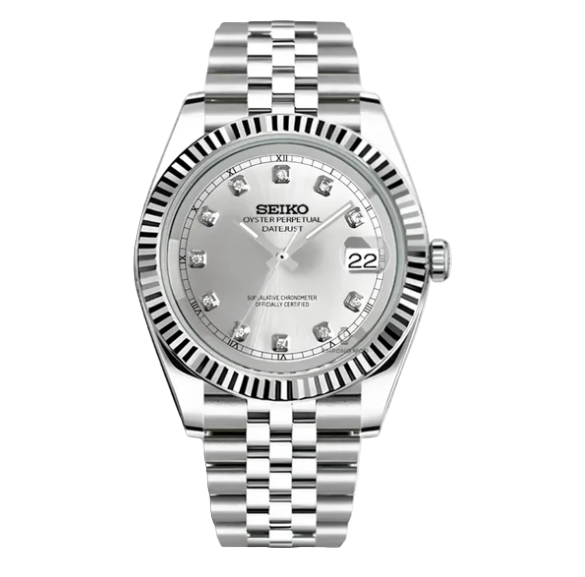 S.M. Datejust | Zirconia Silver