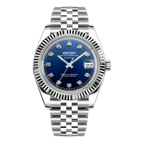 S.M. Datejust | Zirconia Deep Blue