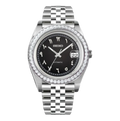 S.M. Datejust Zirconia | Arabic Black