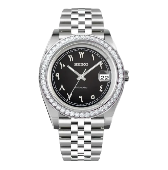 S.M. Datejust Zirconia | Arabic Black