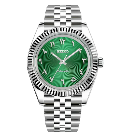S.M. Datejust No-Date | Arabic Emerald