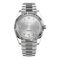 S.M. Datejust No-Date | Arabic Silver