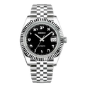 S.M. Datejust | Hebrew Black