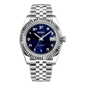 S.M. Datejust | Hebrew Deep Blue