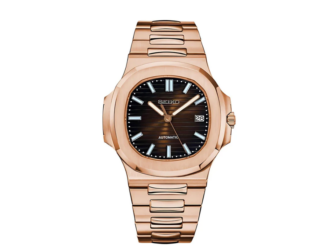 S.M. Nautilus Rose Gold | Chocolate