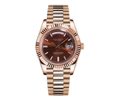 S.M. Rose Gold President | Brown