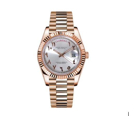 S.M. Rose Gold President | Arabic Silver