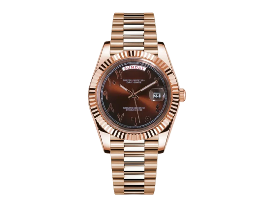 S.M. Rose Gold President | Arabic Brown
