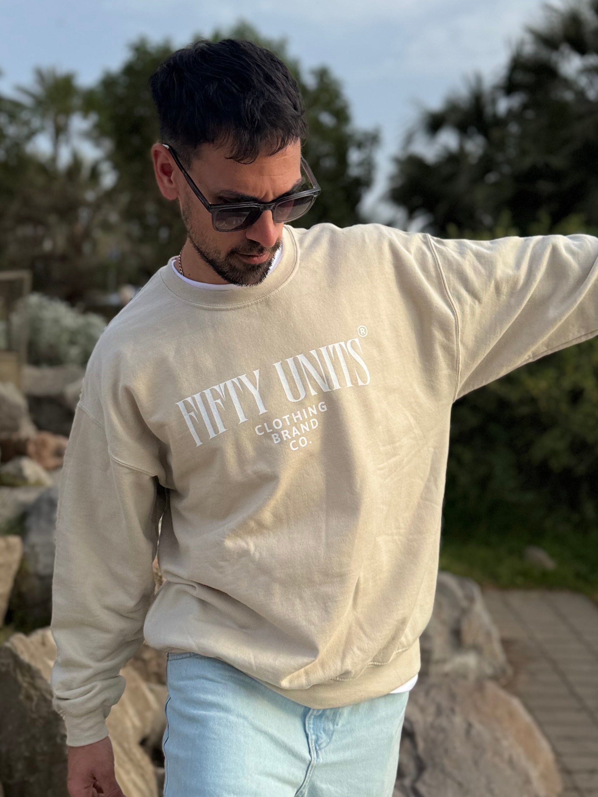 Sudadera Crewneck Clothing Brand Unisex | FIFTY UNITS