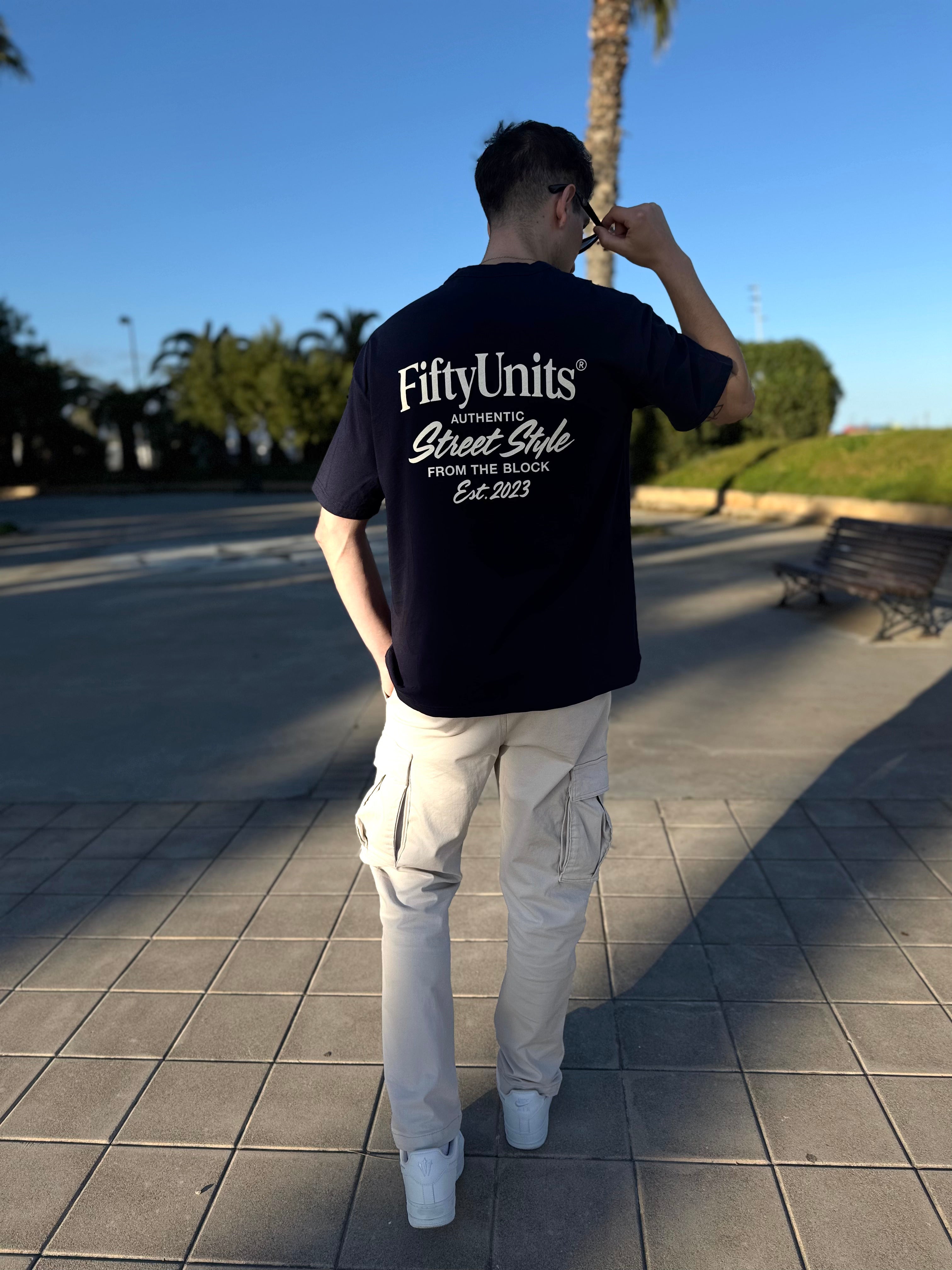 Camiseta Oversize Long 'AUTHENTIC' – FIFTY UNITS