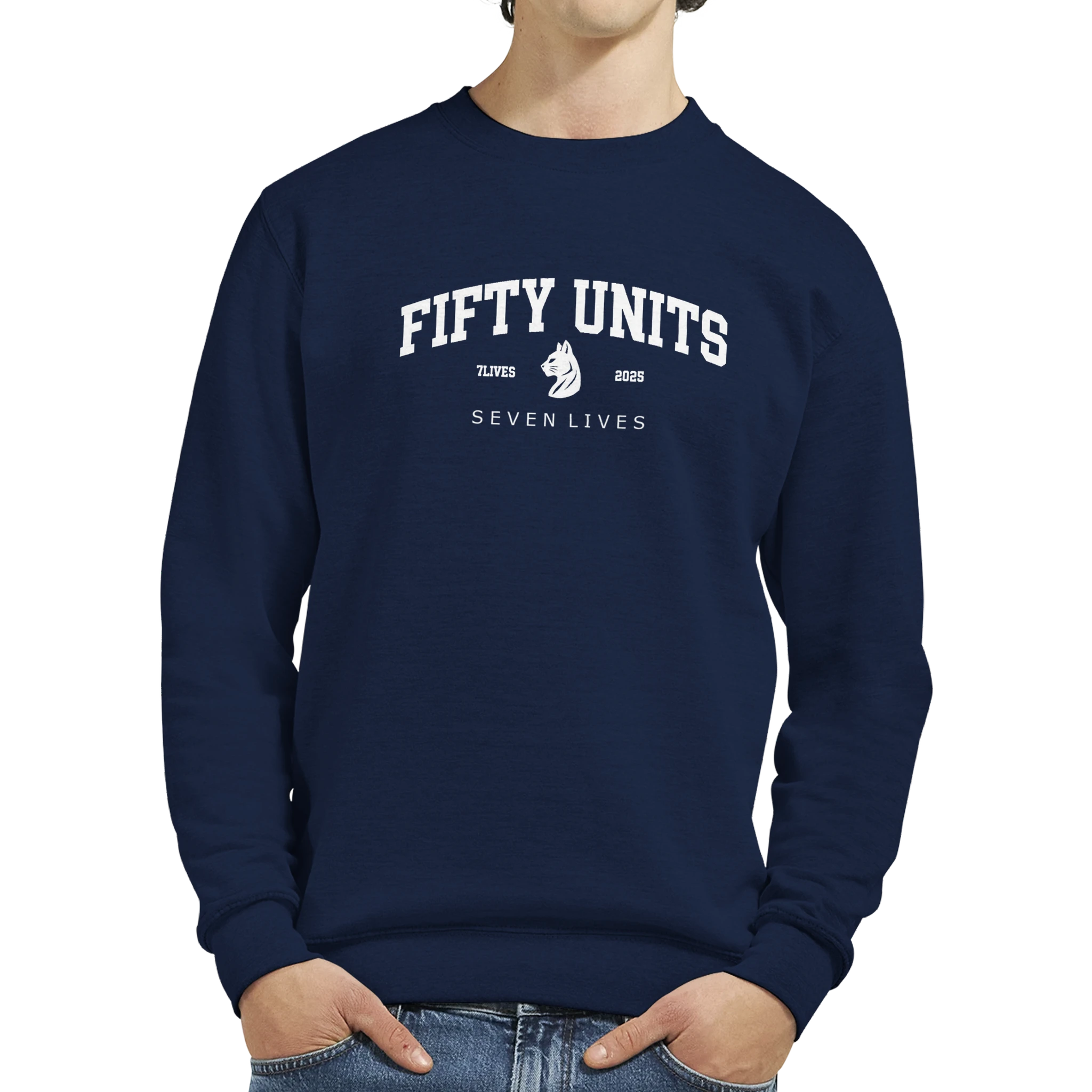 detalle diseño fu x 7lvs sudadera premium