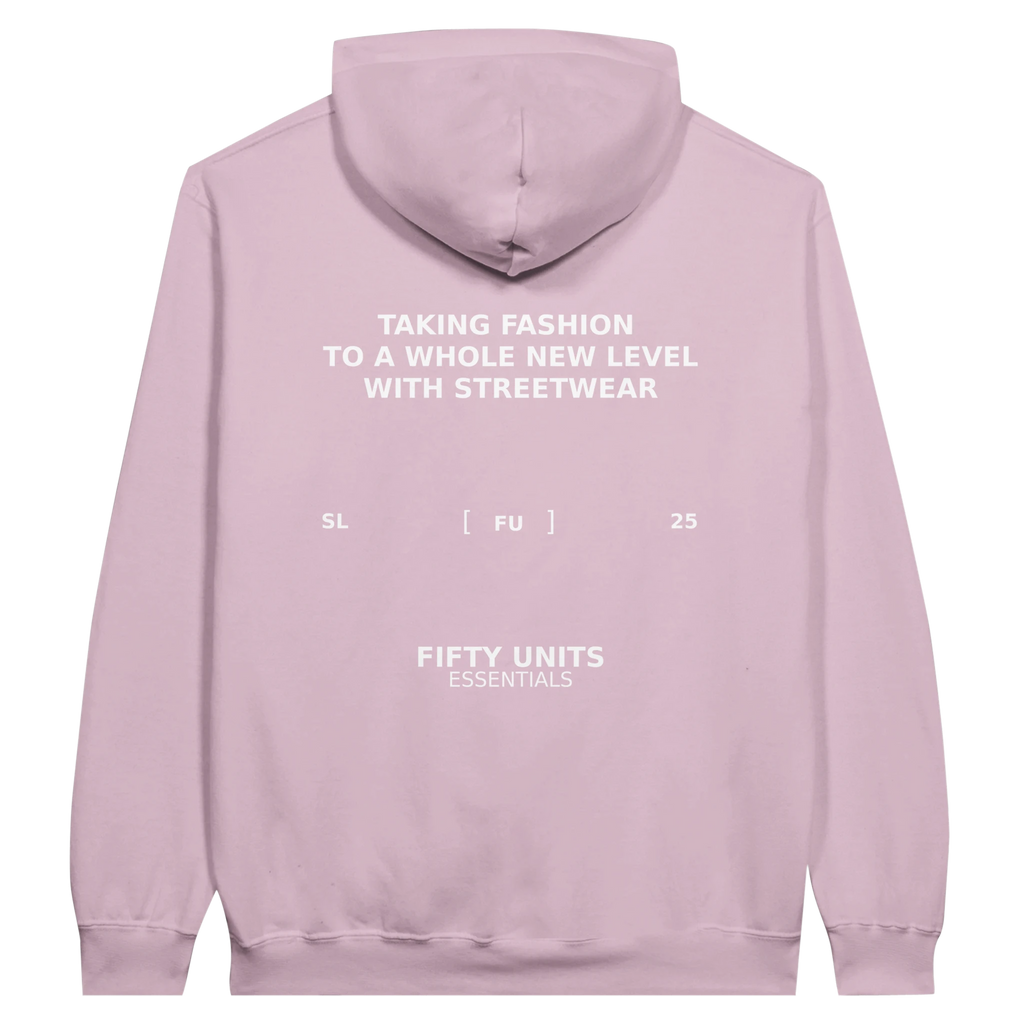 sudadera taking fashion fifty units – vista trasera - rosa