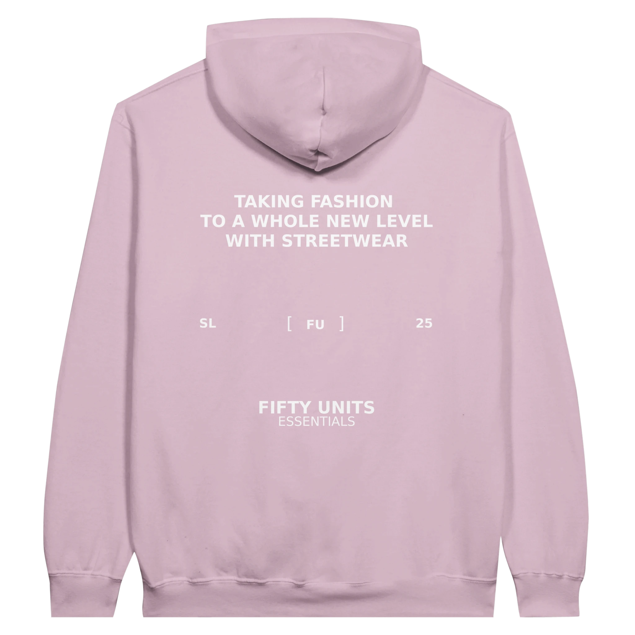 sudadera taking fashion fifty units – vista trasera - rosa