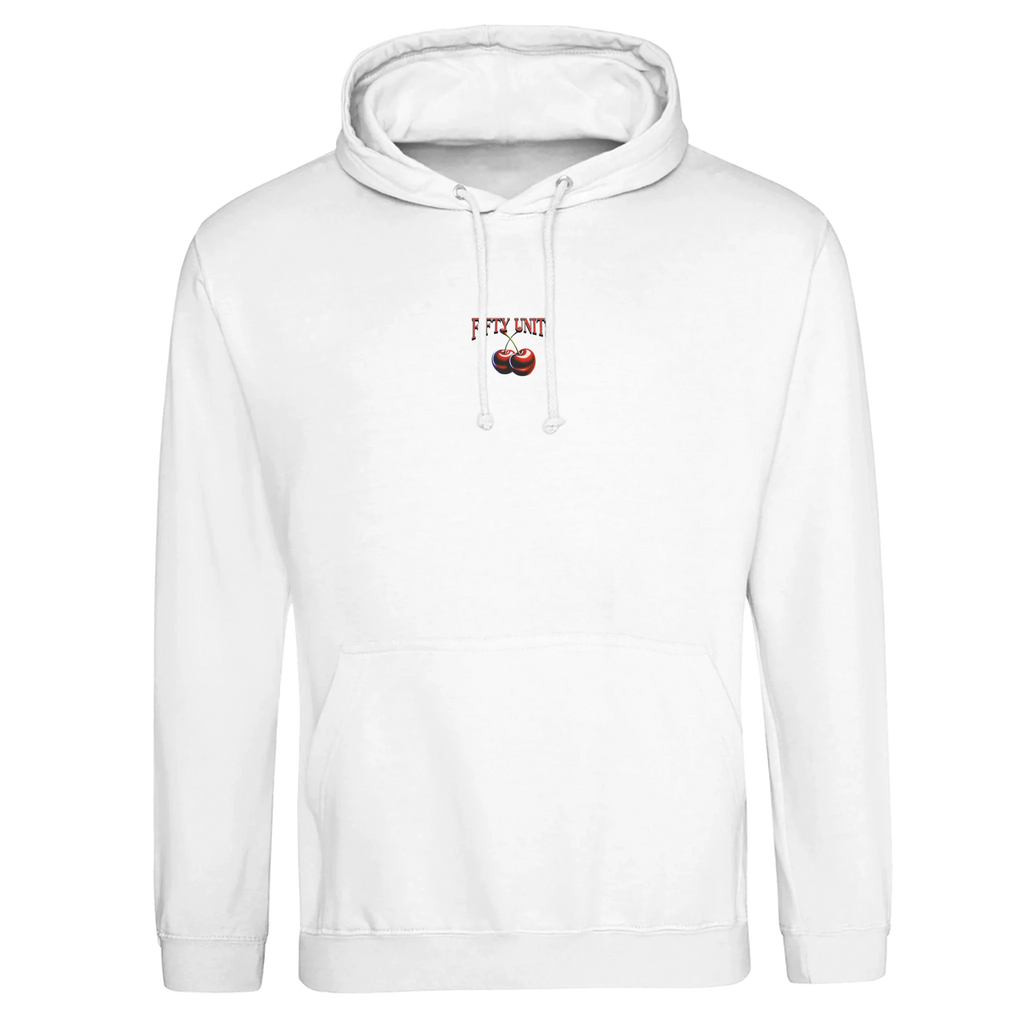 sudadera con capucha cherries fifty units – vista frontal