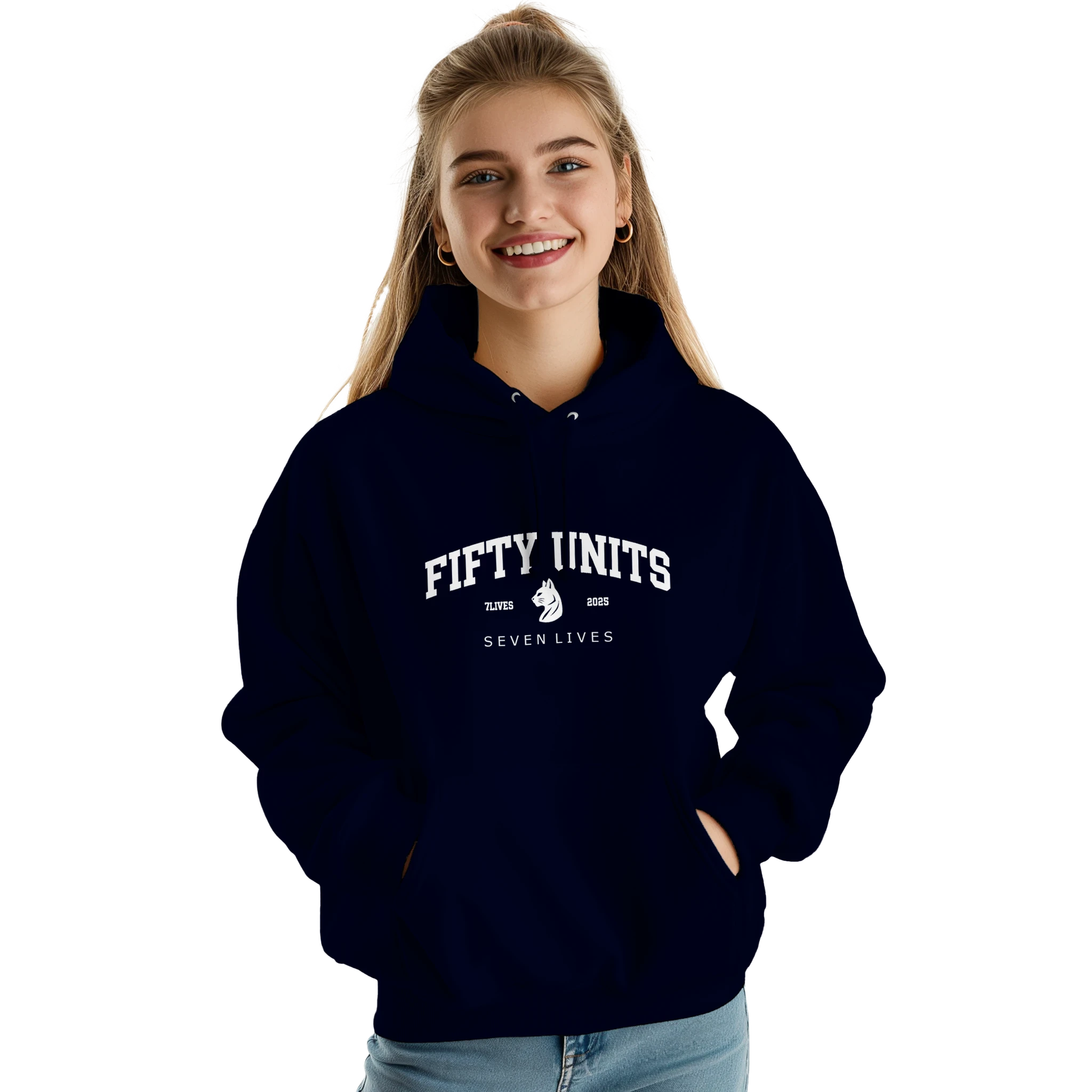 lifestyle sudadera fu x 7lvs streetwear - chica