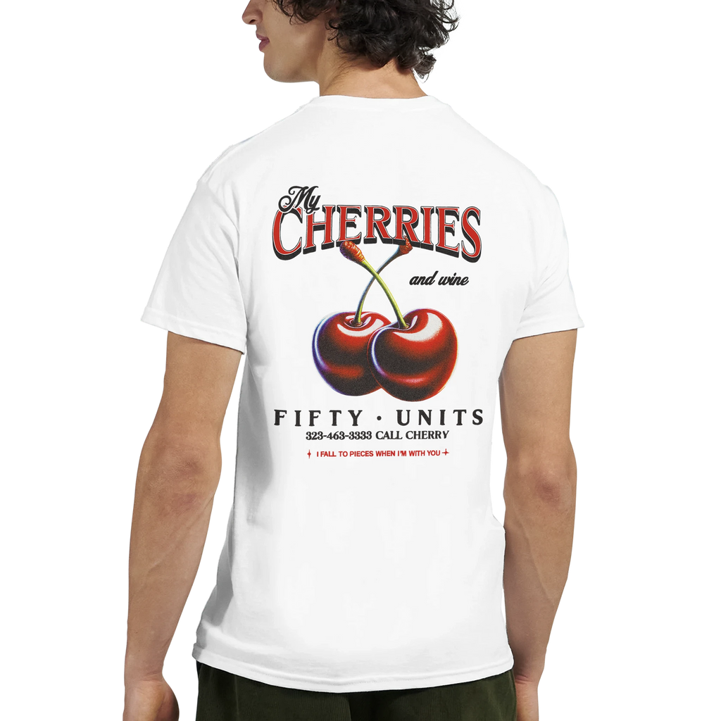 lifestyle camiseta cherries fifty units - chico