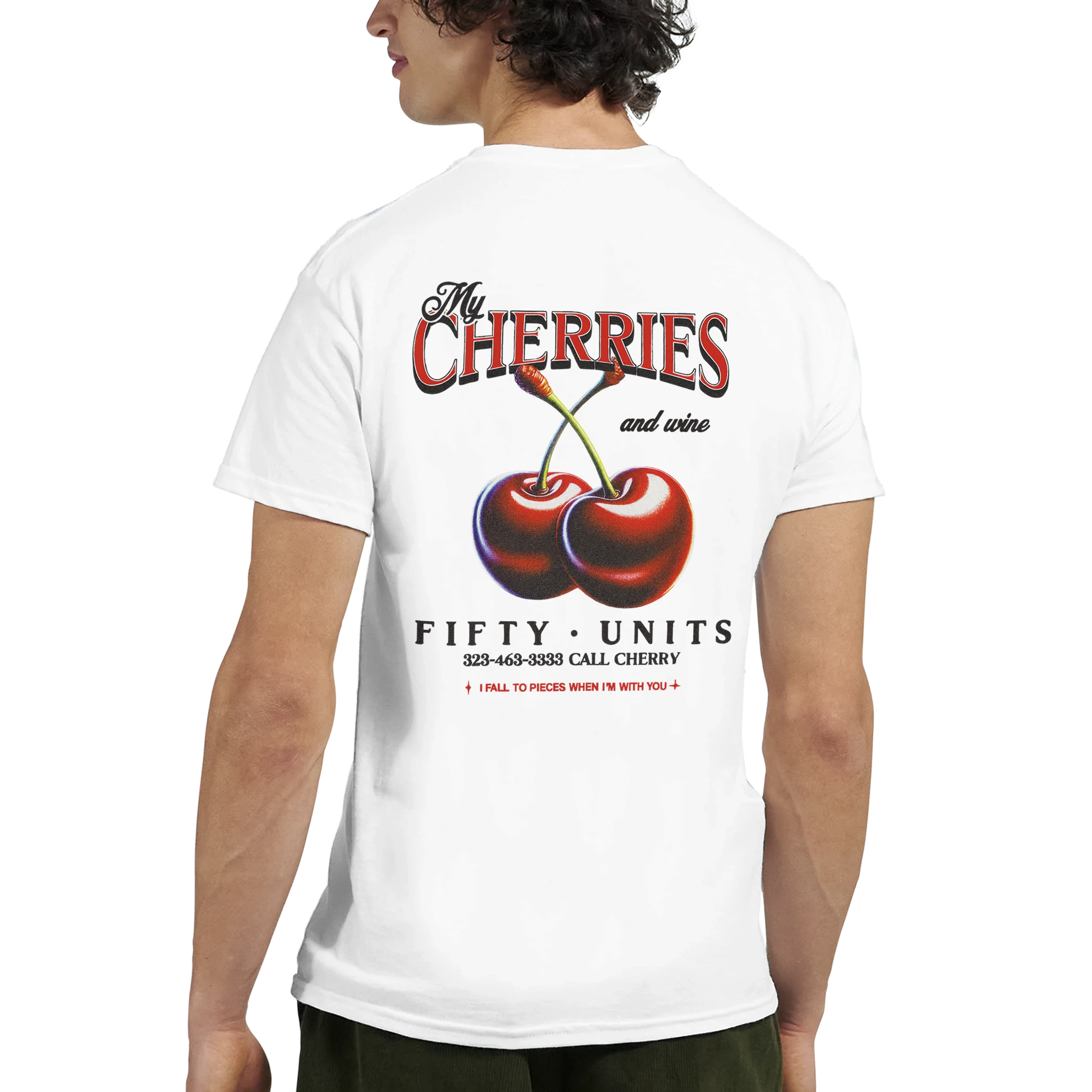 lifestyle camiseta cherries fifty units - chico