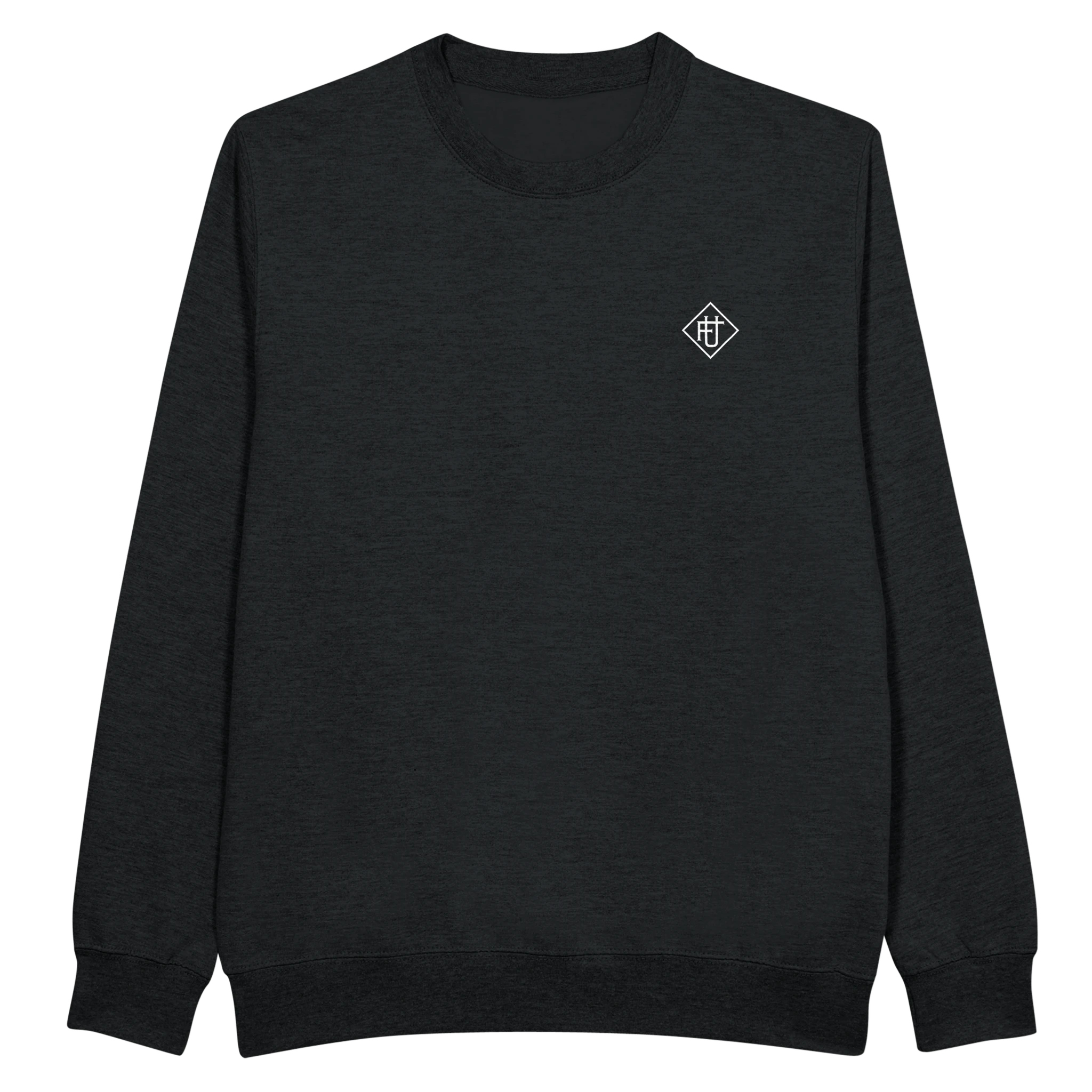 sudadera never come fifty units – vista frontal - deep black