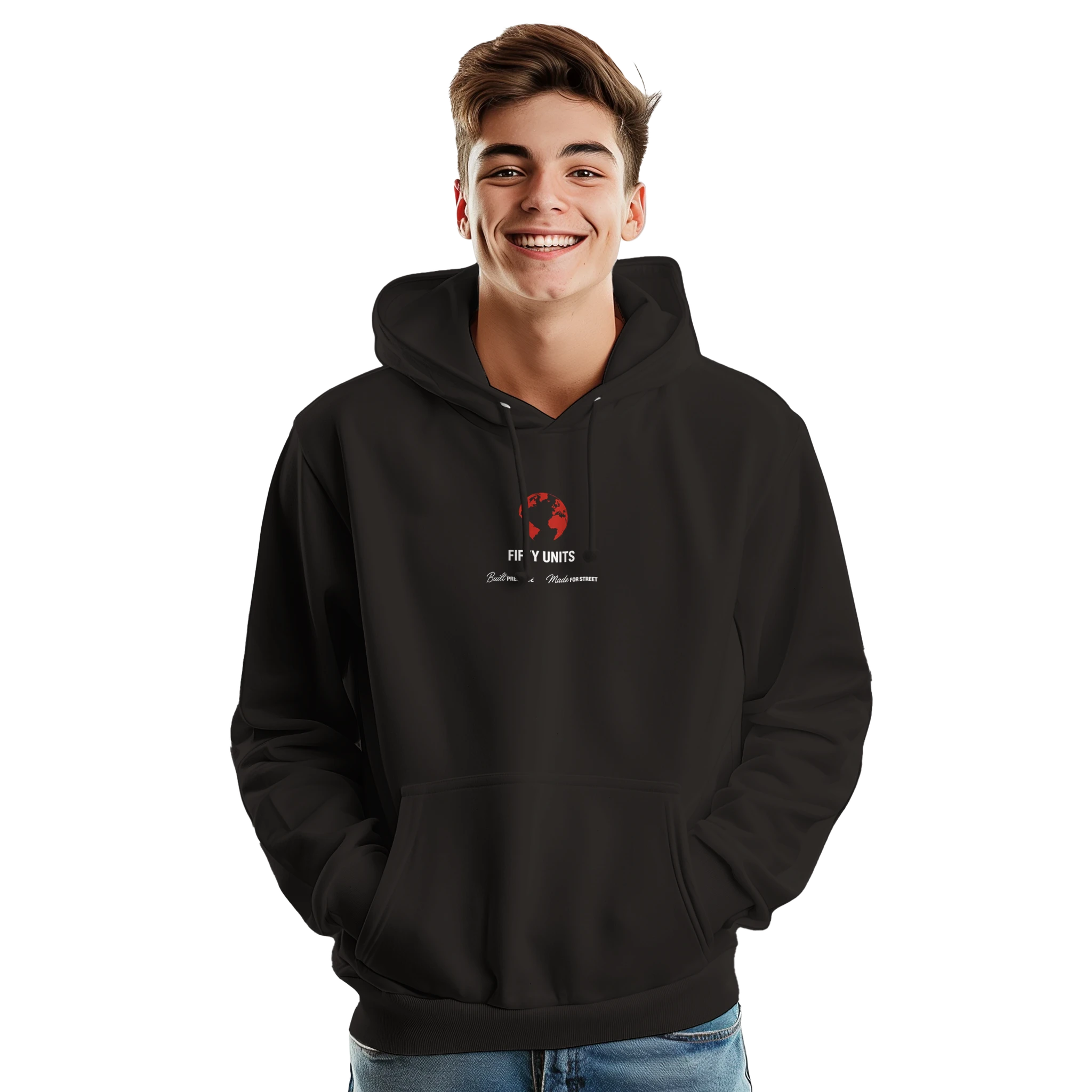 estilo urbano con sudadera worldwide fifty units - chico