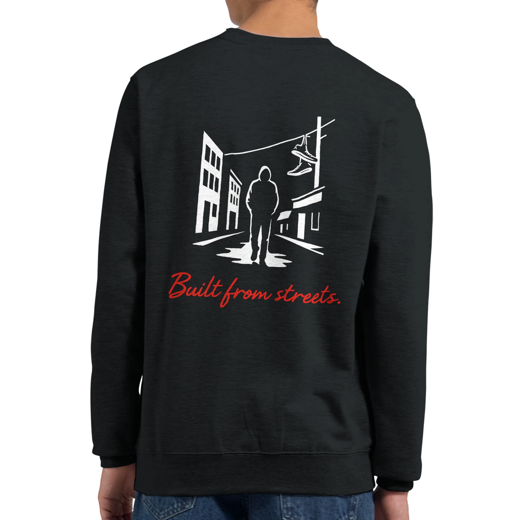 look urbano con sudadera built presence