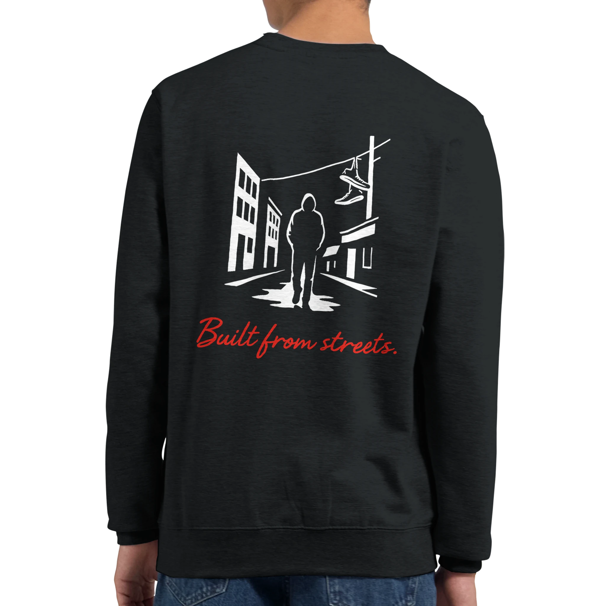 look urbano con sudadera built presence